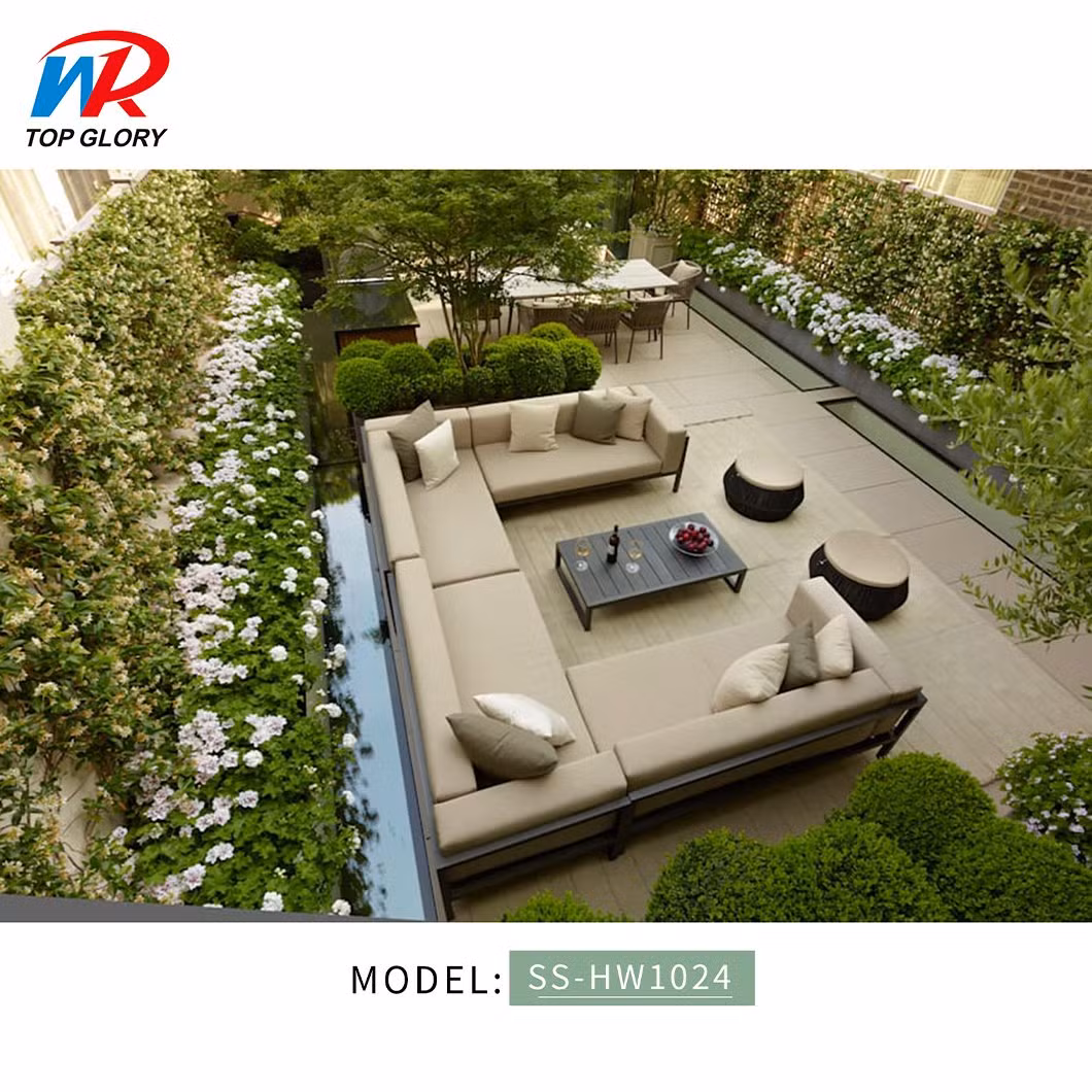 Modern Outdoor White Rattan Restaurant Patio Furniture Garden Dining Set Outdoor Sofa Chair