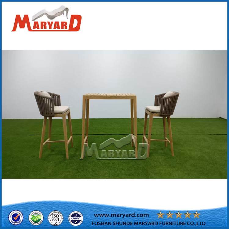 Outdoor Teak Wood Dining Table Set Hotsale in The Middle East and Dubai