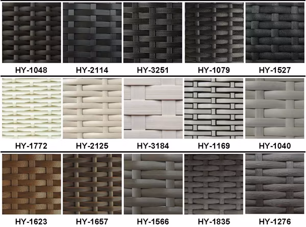Outdoor Furniture Aluminum Frame Hand Weave Rattan Sofa Set