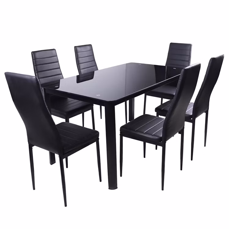 Outdoor Kitchen Modern Luxury Hotel Metal Leg Restaurant Table and Chair Sets