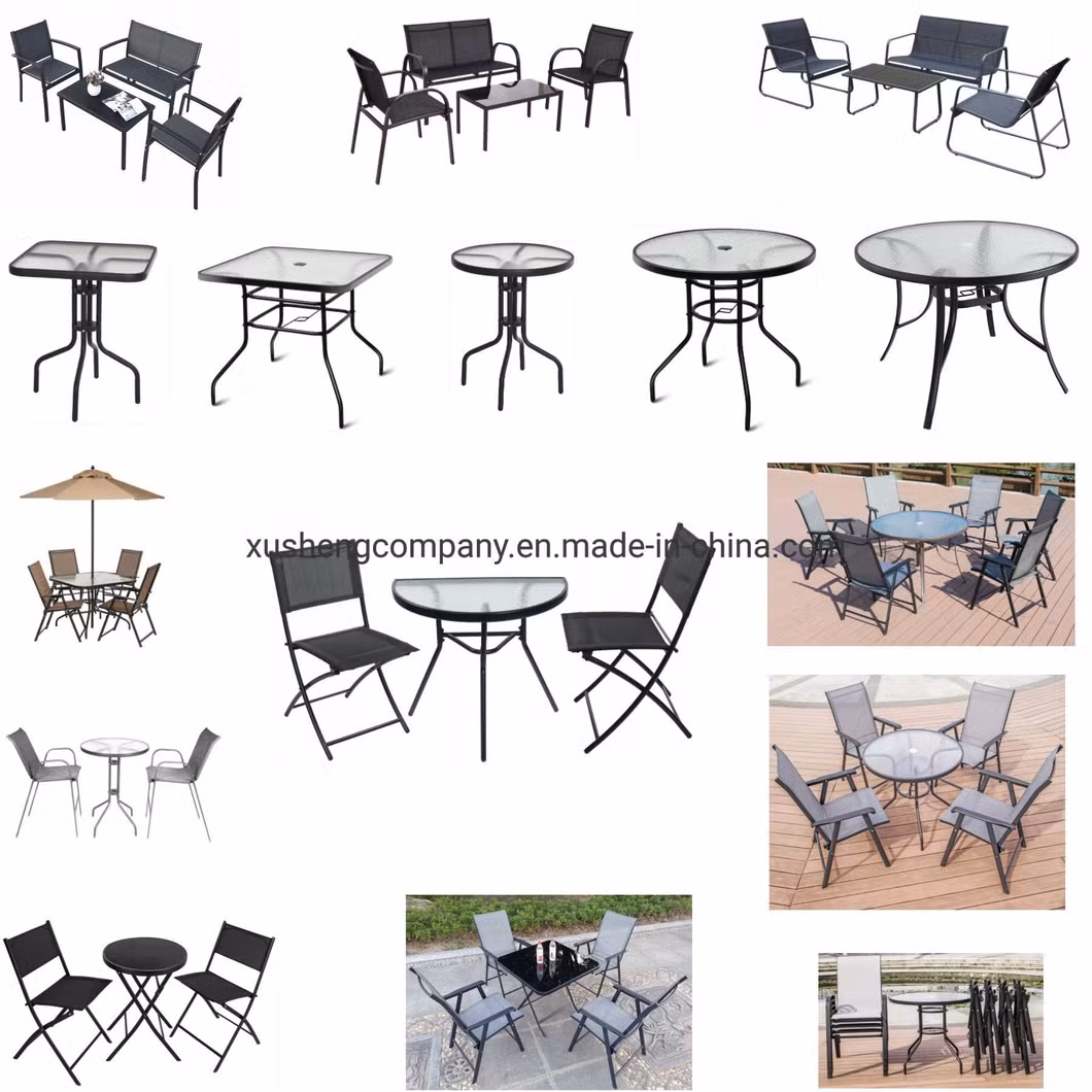 Modern Outdoor 3-Piece Steel Bistro Set