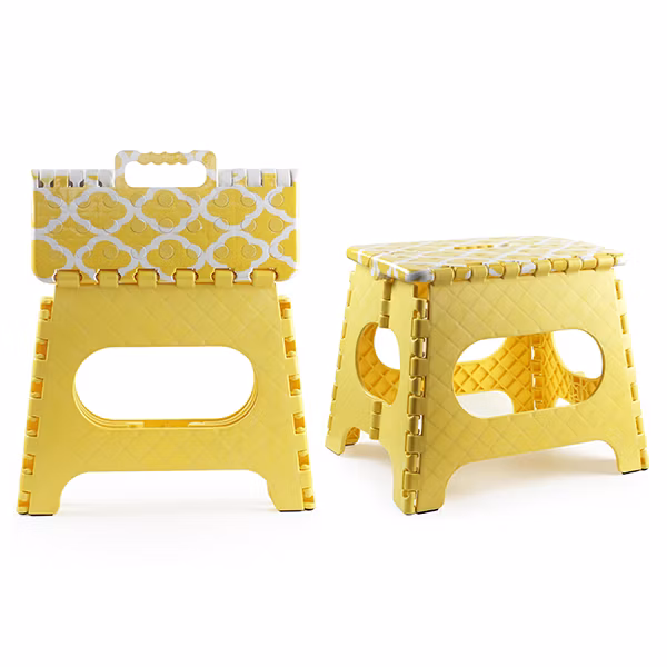 High Quality Plastic Stool 32 High Foldable Stool Convenient Outdoor Camping Easy Carried Stool with Handle
