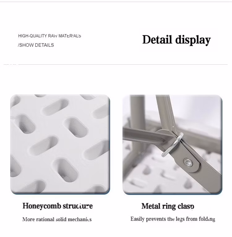 HDPE Plastic Garden Furniture Buffet Banquet Dining Foldable Rectangular Tables for Outdoor Events Party