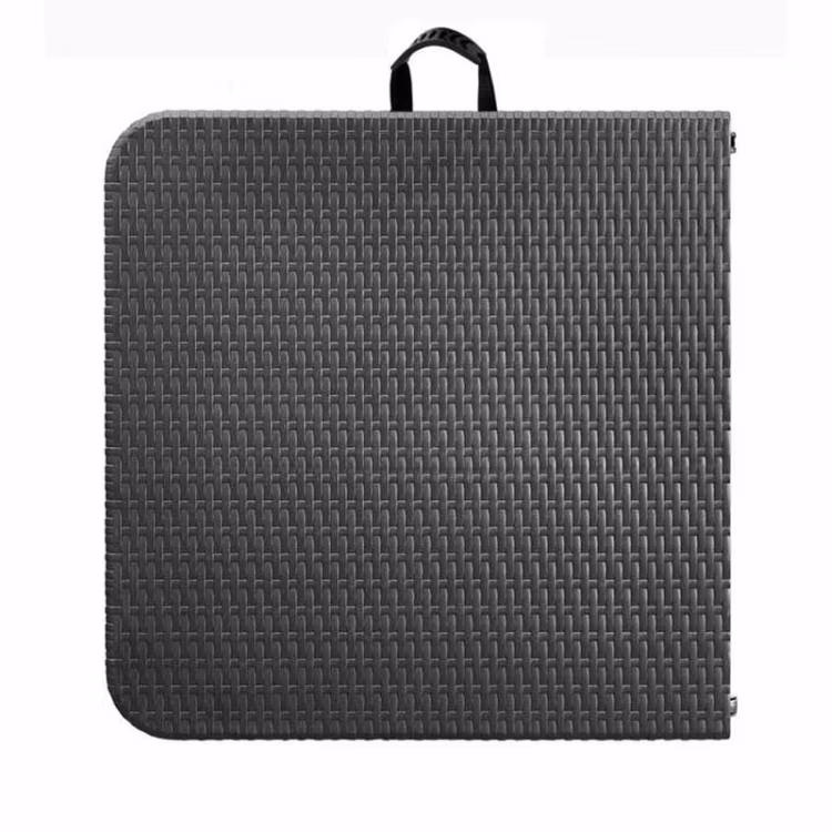 Outdoor Folding Plastic Wooden Rattan Moulded Foldable Portable Camping Garden Table