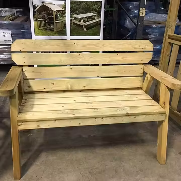 Modern Style Wholesale Popular Comfortable Durable Outdoor Park Wooden Wating Chair