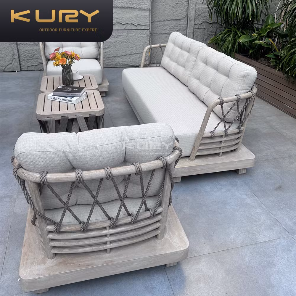 Artie Villa Garden Rattan Luxury Aluminium Outdoor Furniture Garden Hotel Sofa Set