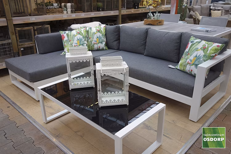 Modern Outdoor Furniture Modular Design Aluminum Frame Luxury Garden Sofa