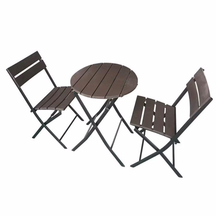Outdoor Garden Table Set Patio Folding Plastic Foldable Table and Chair