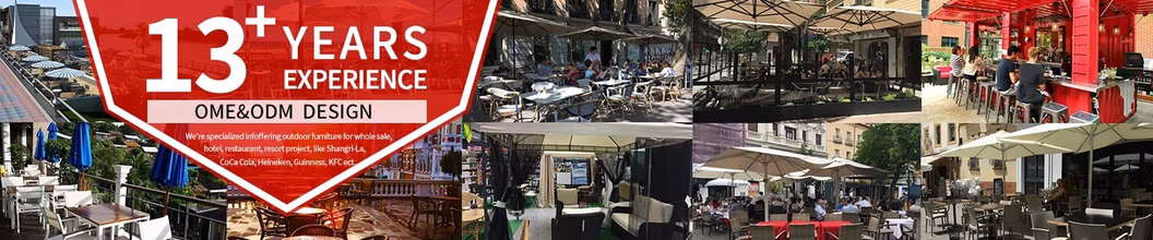 Modern Hot Selling Aluminium High Quality Wicker Garden Outdoor Dining Furniture