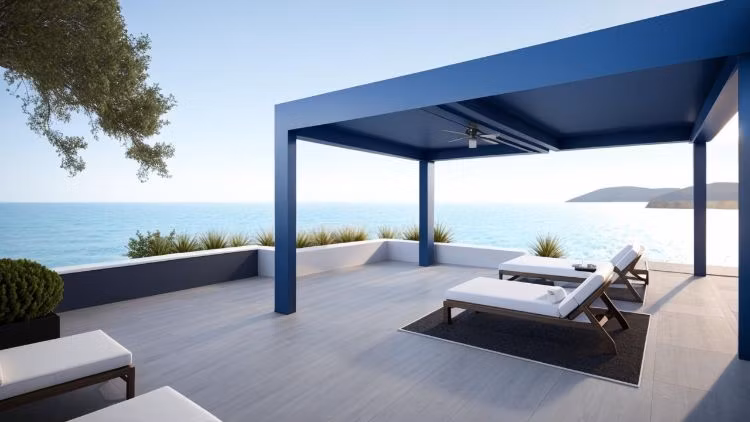 Leisure Lounger Garden Patio Luxury Terrace Furniture Wood Outdoor Daybed Sunbed