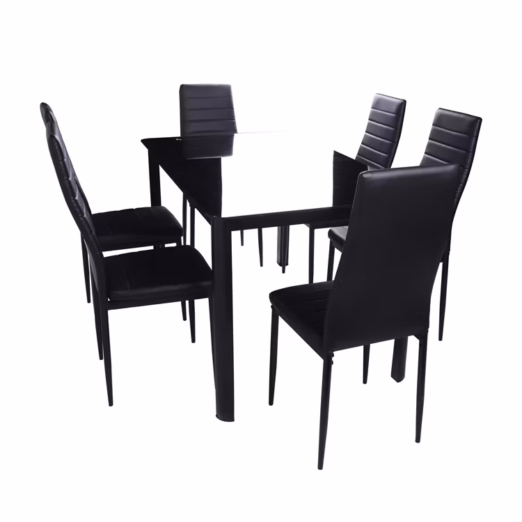 Outdoor Kitchen Modern Luxury Hotel Metal Leg Restaurant Table and Chair Sets