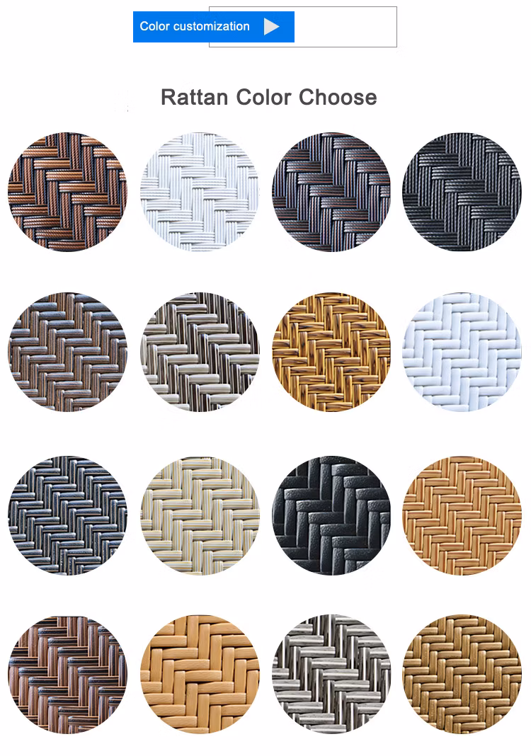 Garden Outdoor Patio Restaurant Rectangular Dining Table Chair Set Aluminum