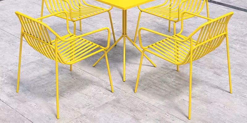 Factory Garden Outdoor Patio Furniture Bistro Aluminum Dining Table and Chair Sets
