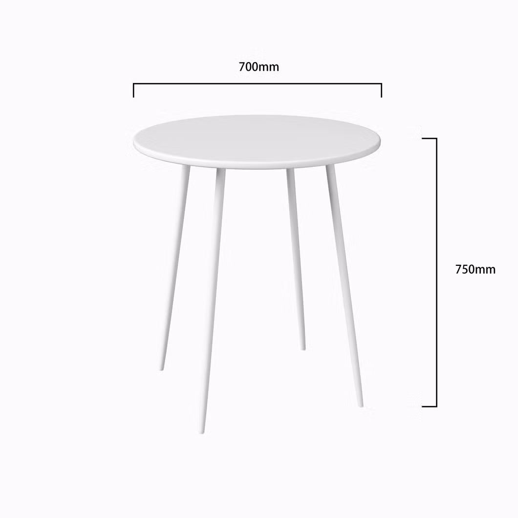 Lightweight Outdoor Aluminum Coffee Tea Table for Restaurant Hotel