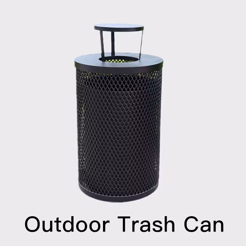 Outdoor Party Commercial Restaurant Outside Patio Modern Iron Picnic Dining Table Bench