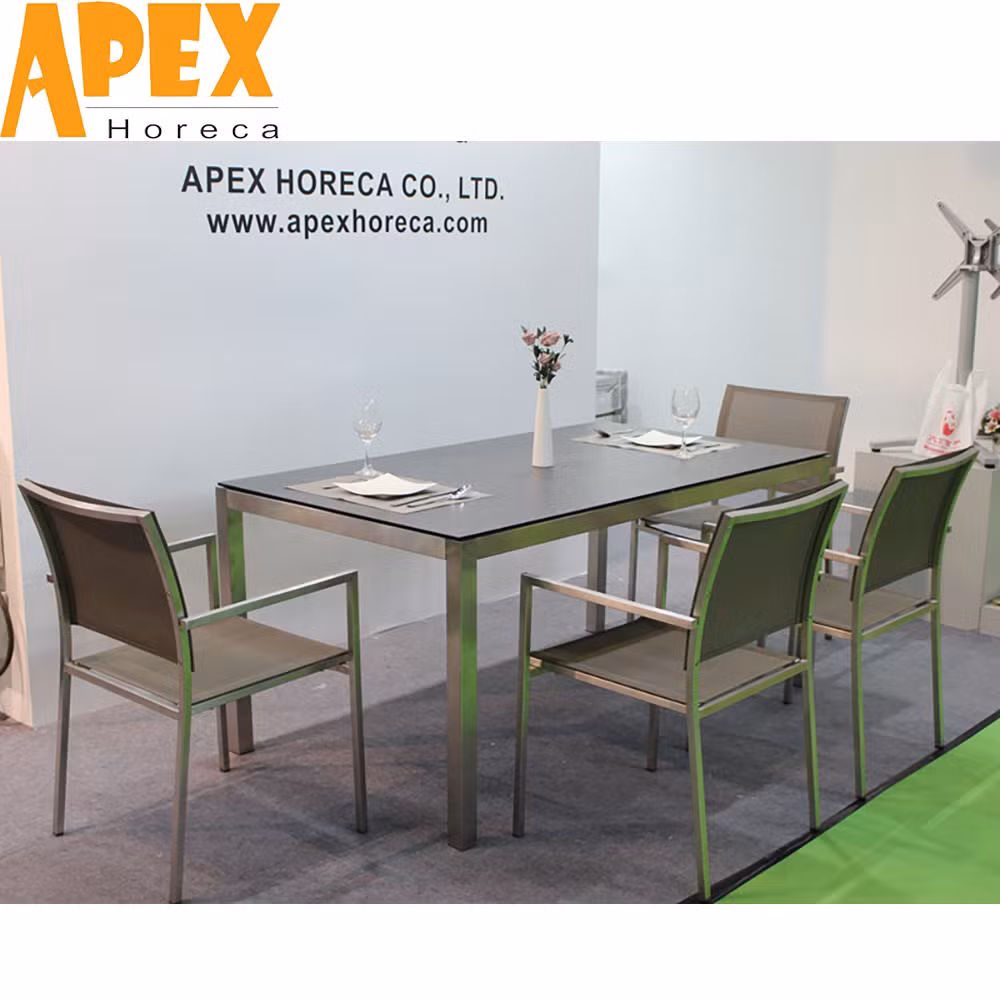 Terrace Dining Table Chair Set Garden Outdoor Furniture Waterproof Portable