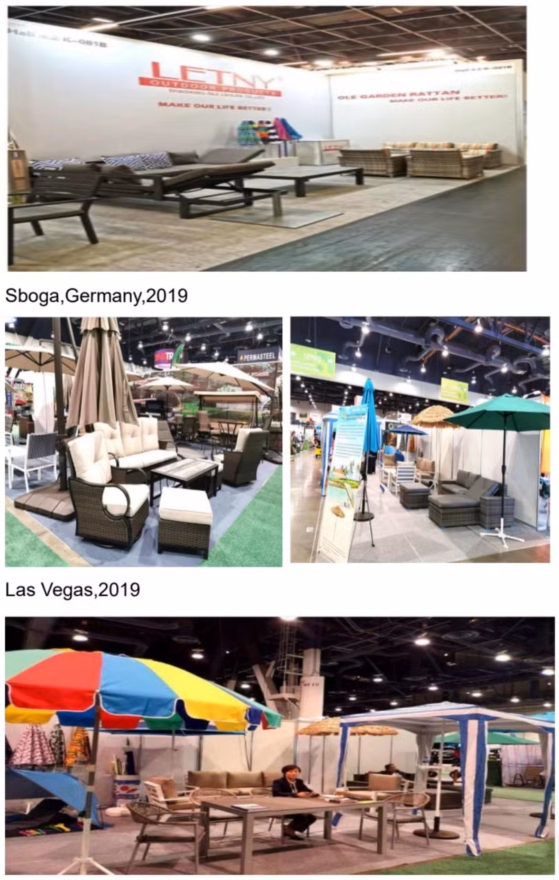 Hot-Selling 8-Pieces Outdoor Patio Furniture Sets Garden Conversation Wicker Sofa Set Single Sofa Combination Sets