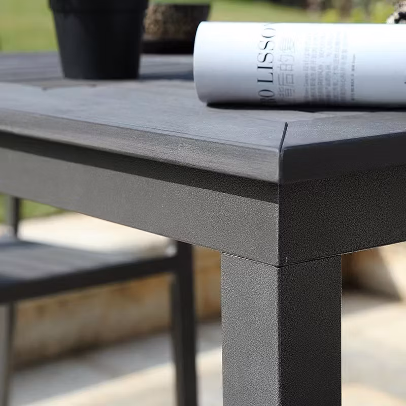 Outdoor Table and Chair Garden Matching Rectangle Dining Table