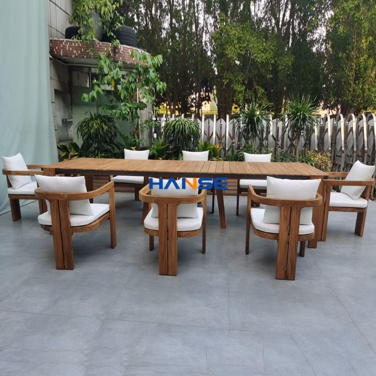 All Weather Resistant Aluminum Outdoor Patio Furniture Set Garden Table Dining with Chair