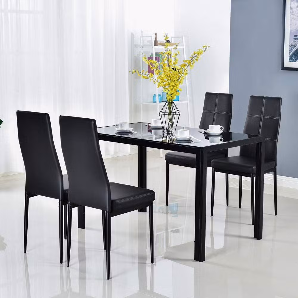 Modern Luxury Custom Luxury Dining Room Furniture Outdoor Metal Leg Kitchen Restaurant Set
