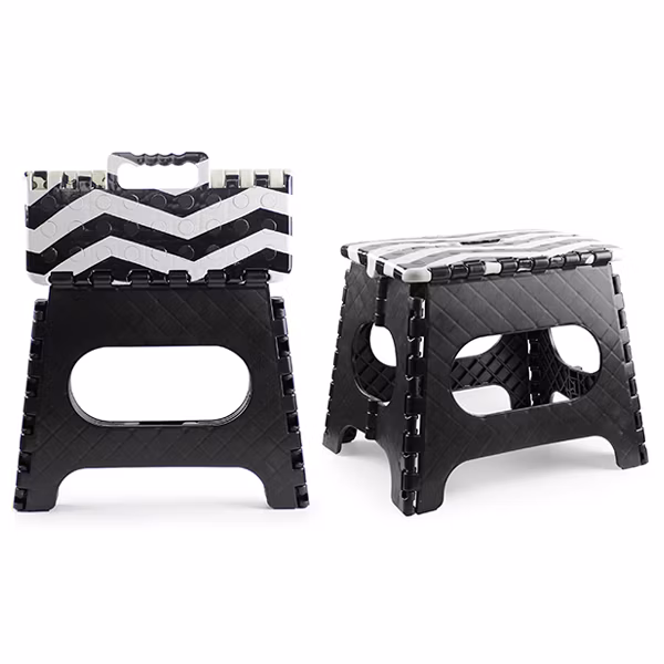 High Quality Plastic Stool 32 High Foldable Stool Convenient Outdoor Camping Easy Carried Stool with Handle