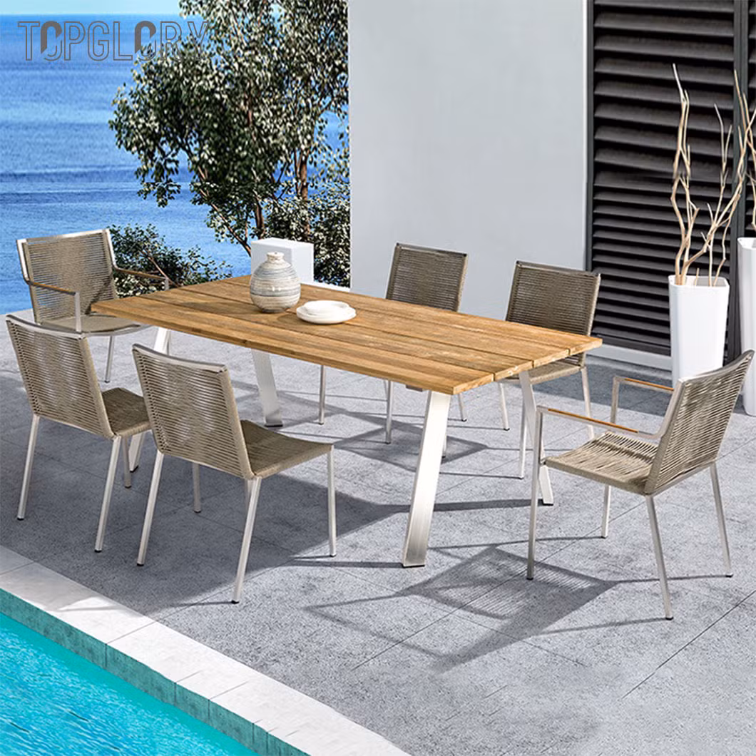 Outdoor Rattan Furniture Set Chairs and Tables for Balcony Garden Patio