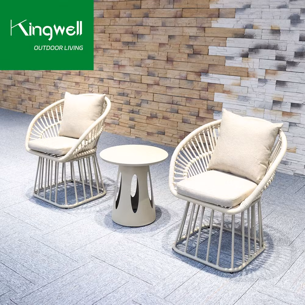 European Style Kingwell Outdoor Furniture Dining Table Wood Set