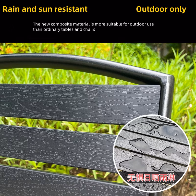 Outdoor Courtyard Leisure Dining Table and Chair Combination