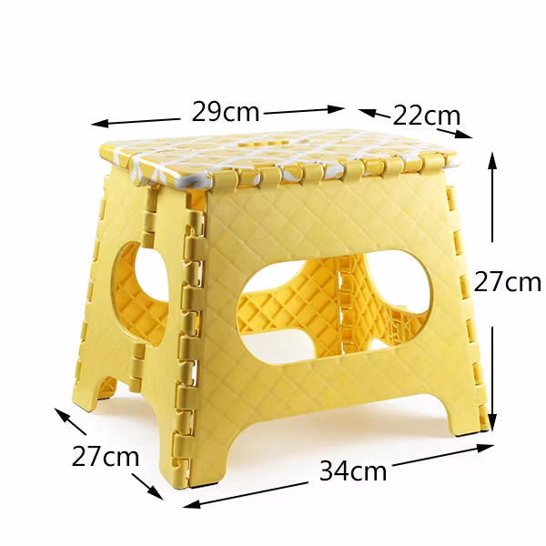 High Quality Plastic Stool 32 High Foldable Stool Convenient Outdoor Camping Easy Carried Stool with Handle