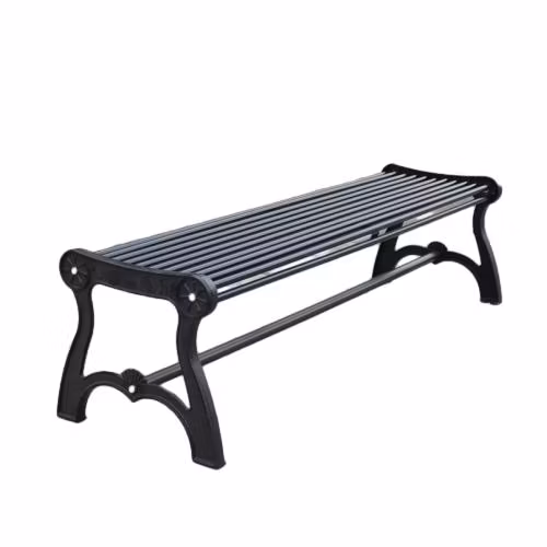 Wholesale Distributor Garden Metal Iron Outdoor Park Double Seats Benches
