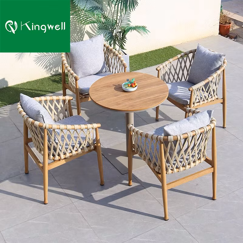 Solid Teak Wood Outdoor Garden Furniture Patio Sets Table for Hotel