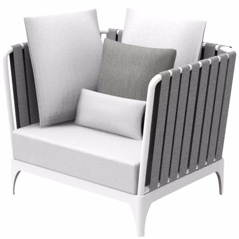 Light Weight Home Indoor and Outdoor Leisure Rope Furniture Terrace and Modern Sofa