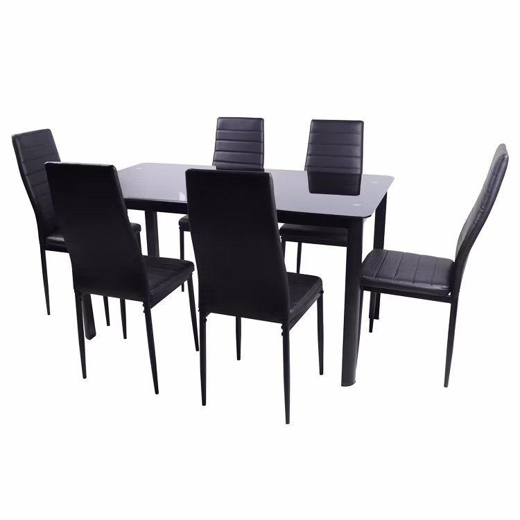Outdoor Kitchen Modern Luxury Hotel Metal Leg Restaurant Table and Chair Sets