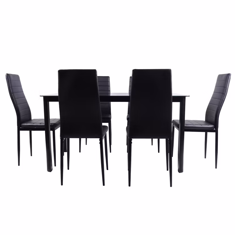Outdoor Kitchen Modern Luxury Hotel Metal Leg Restaurant Table and Chair Sets