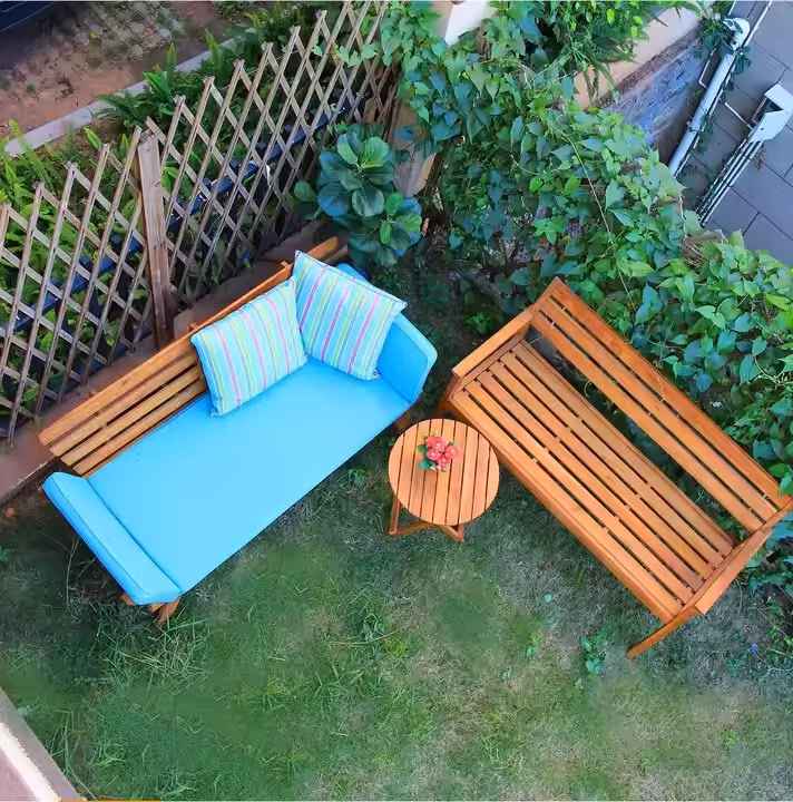 Modern Style Wholesale Popular Comfortable Durable Outdoor Park Wooden Wating Chair