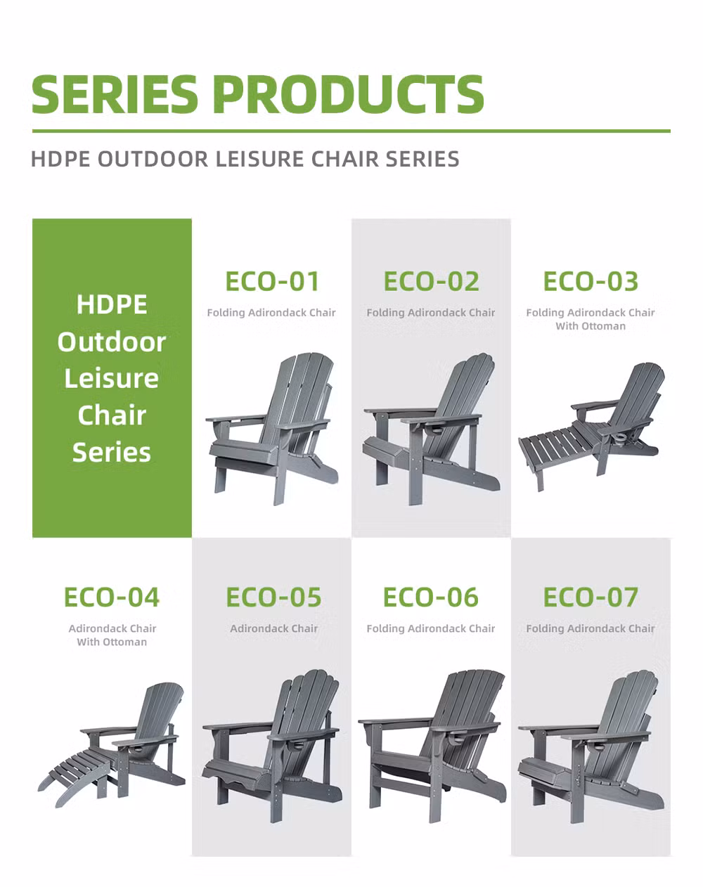 Folding Red Modern Composite Pool Furniture Plastic Wood Outdoor Patio HDPE Adirondack Chair