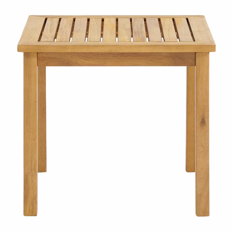Natural Solid Wood Outdoor Tables Garden Small Side Table Contemporary Picnic Table for The Home Patio Outdoor Wooden Furniture