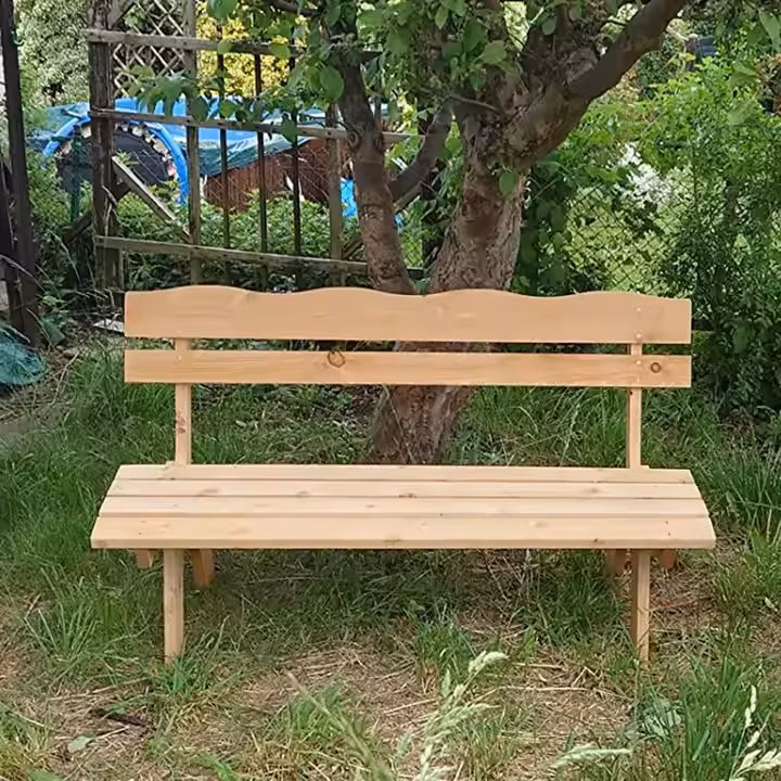 Modern Style Wholesale Popular Comfortable Durable Outdoor Park Wooden Wating Chair