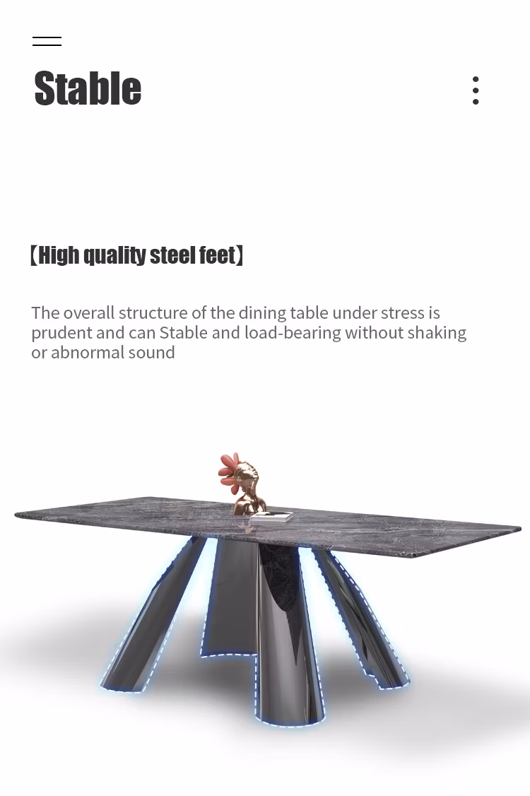 Hot Selling Outdoor Garden Restaurant Furniture Coffee Table Metal Dining Table Set