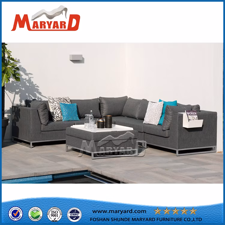 Morden Design Outdoor Garden Hotel Leisure Corner Sofa Furniture Set