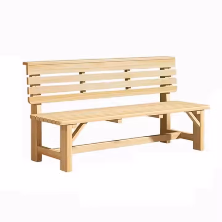 Modern Style Wholesale Popular Comfortable Durable Outdoor Park Wooden Wating Chair