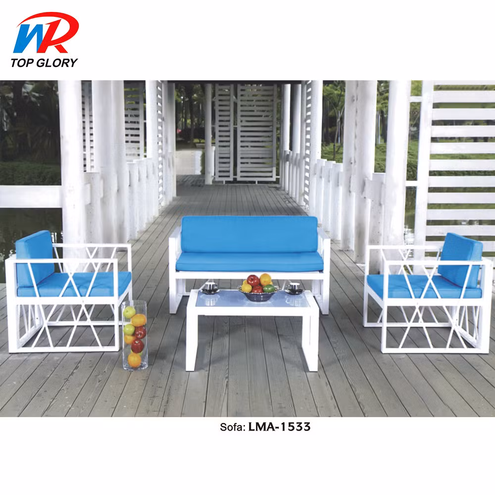 Factory Outlet High Quality Garden Furniture Hot Sale Rope Weave Sofa Outdoor Modern Patio Outdoor Sofa Set
