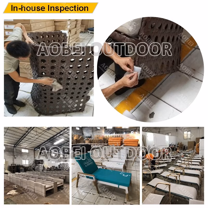Modern Wholesale Outdoor Patio Garden Exterior Home Hotel Villa Wicker Rattan Chair Furniture Set