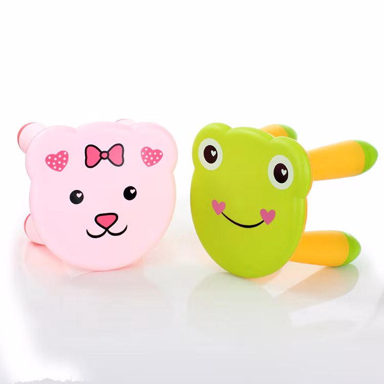 Kids Cartoon Stool Chair Collapsible Plastic Toddlers Children Boys Girls Footstool for Preschool Daycare Bedroom Playroom