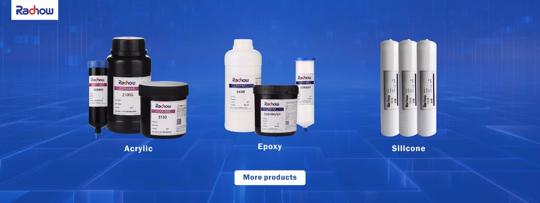 Radhow Adhesive Glue / UV Curing Resin for Loudspeaker Lead Fixing
