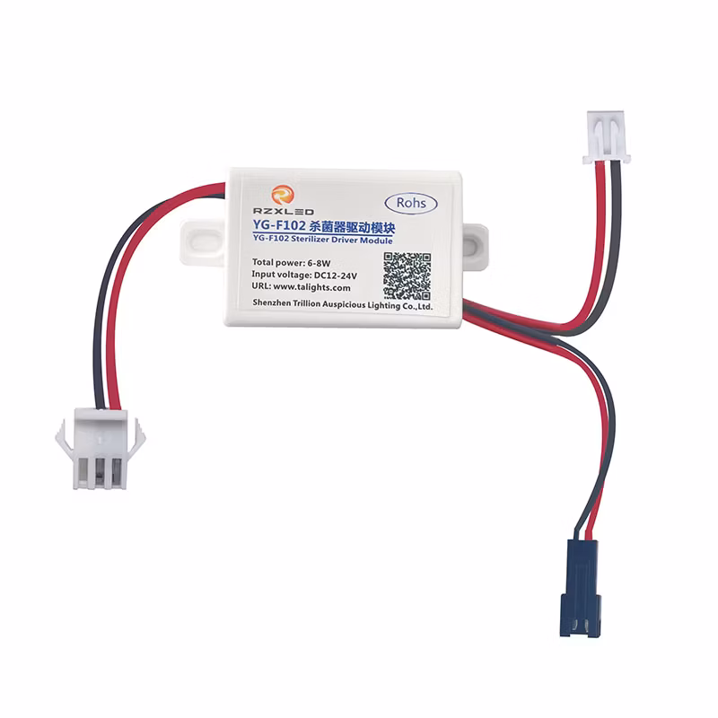 LED UVC LED Module 8W 254nm 250nm 260nm DC12V DC24V Water Module 255nmuv Water Tank Sterilizer Sterilization