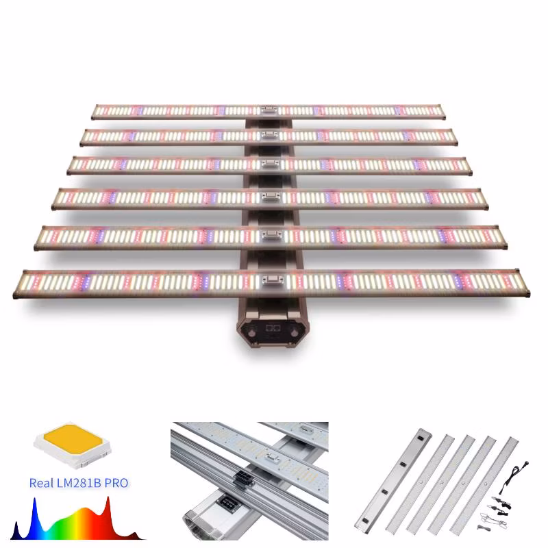 Vertical Growing Plant IR UV Strip Lamp Bar G1250 PRO LED Grow Light 1250W