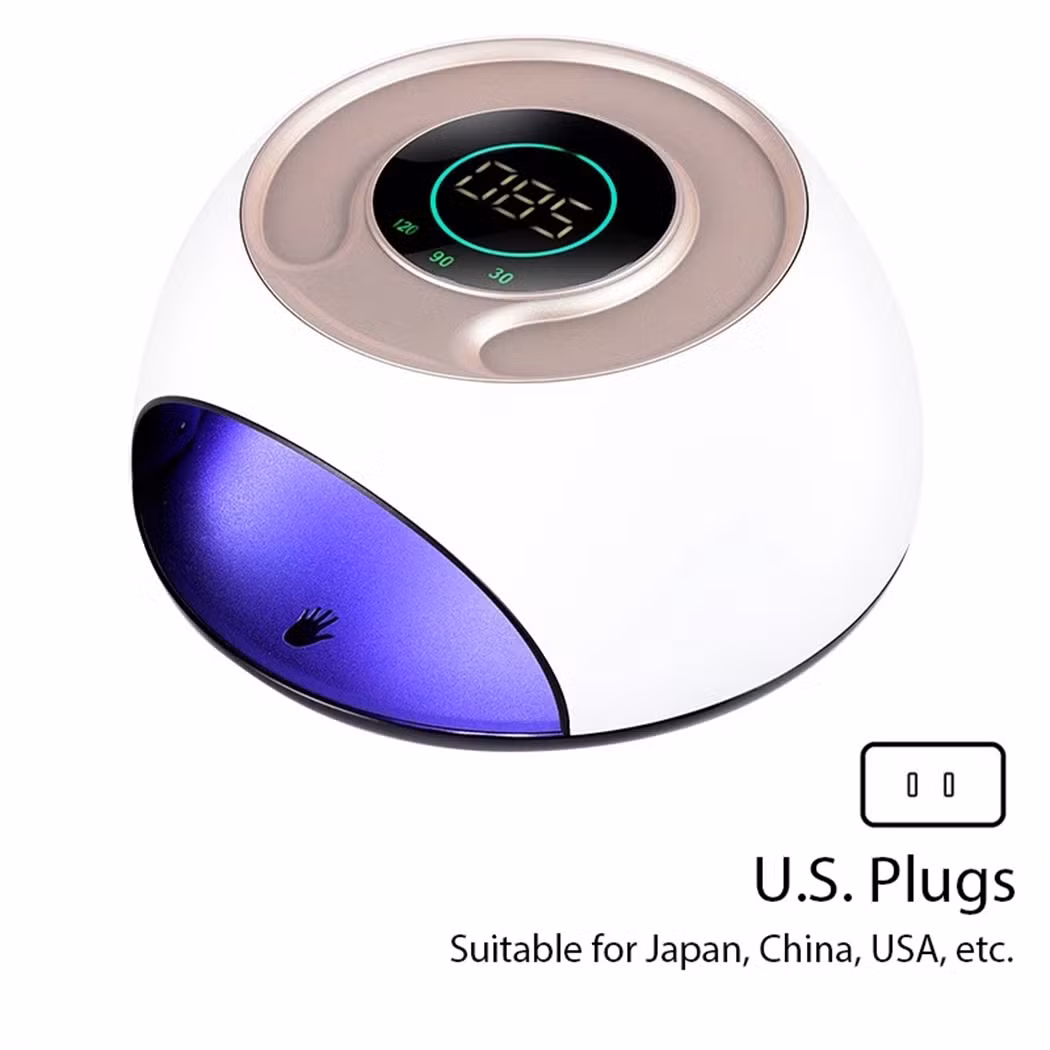 New Design 120W High Power Professional Nail Phototherapy Lamp Large Screen Display 42PCS LEDs Nail UV Lamp