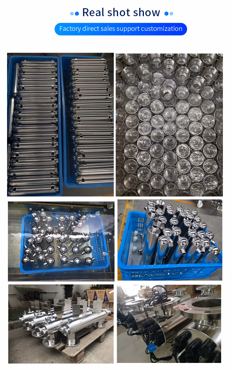 220W 48gpm 304 Stainless Steel UV Water Sterilizer with UV Disinfection Lamp for Industrial Water Treatment