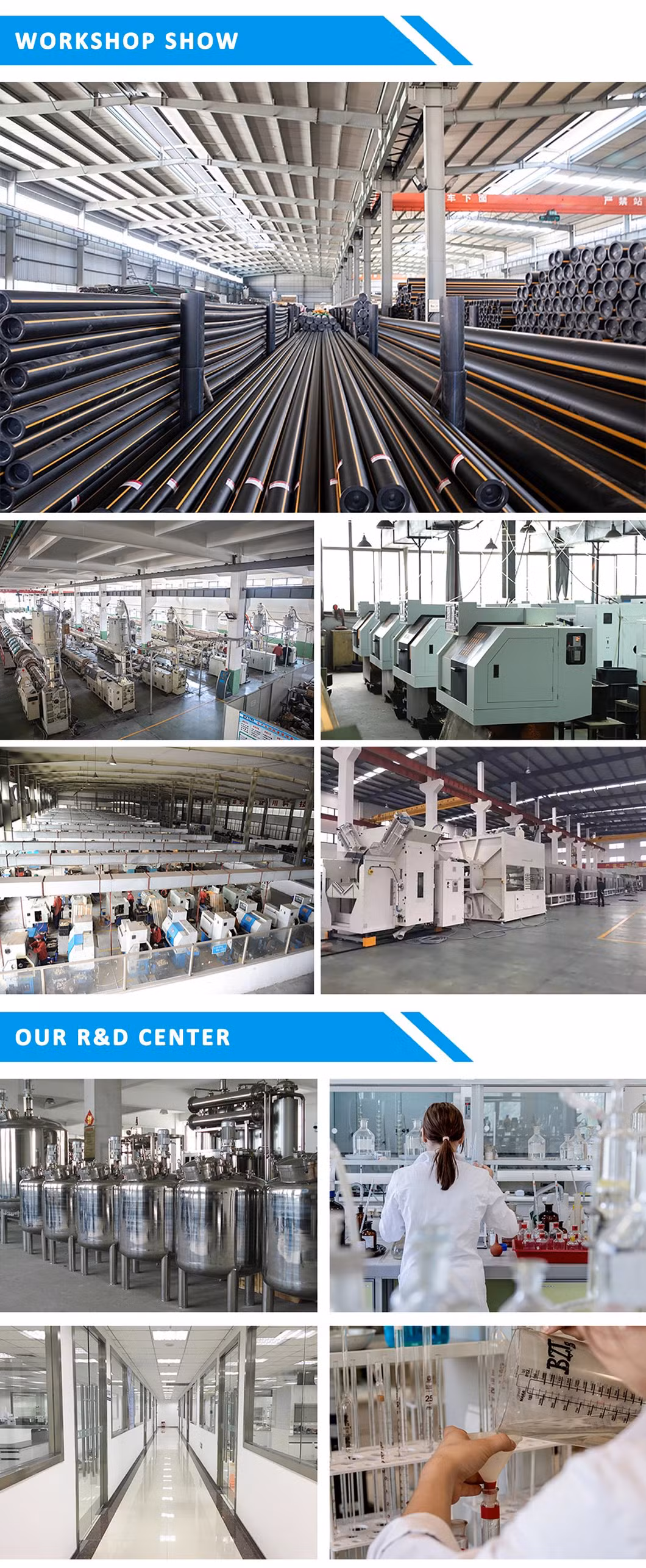 Black HDPE Type Tee Pipe Fittings Water Supply/Drainage Pipe Fittings Corrosion Resistant Butt Weld Pipe Fitting
